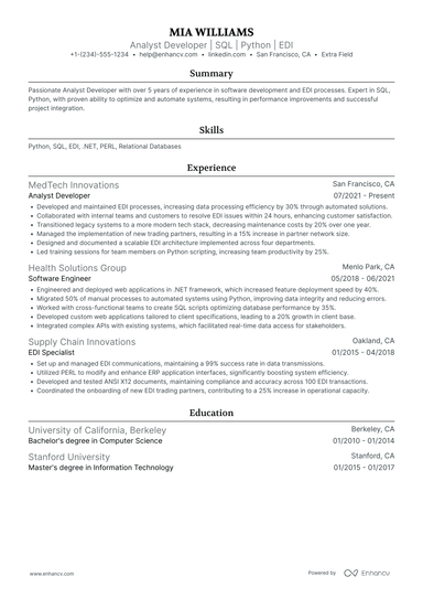 41 Web Developer Resume Examples & Guide for 2025