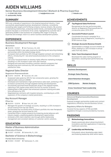 13 Business Development Resume Examples & Guide for 2025