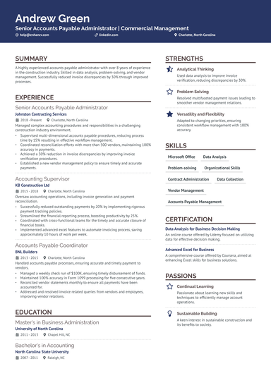 21 Accounts Payable Resume Examples Guide For 2025 AHR0cHM6Ly9jZG4uZW5oYW5jdi5jb20vcHJlZGVmaW5lZC1leGFtcGxlcy9kdXdoUTRDRWtzTEdMZ1hJeXQzVFJYVDhhbDRwQXpLQ3had0ZMNWtZL2ltYWdlLnBuZw~~ 