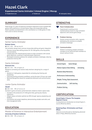 9 Animator Resume Examples - November 2025