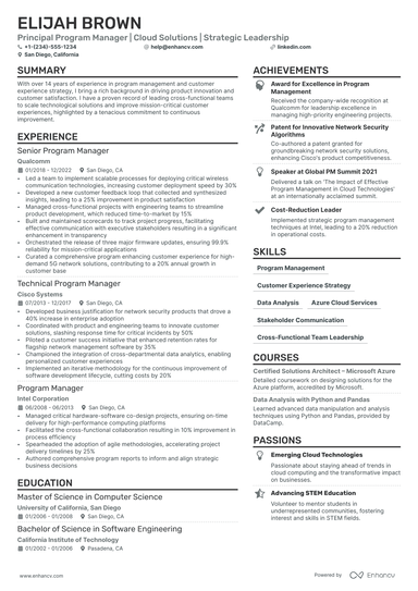 17 Program Manager Resume Examples & Guide for 2024