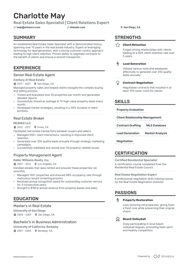 21 Real Estate Agent Resume Examples & Guide for 2025