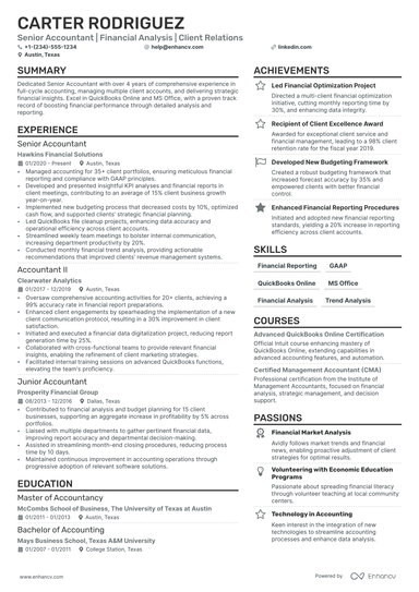 32 Accountant Resume Examples & Guide for 2024