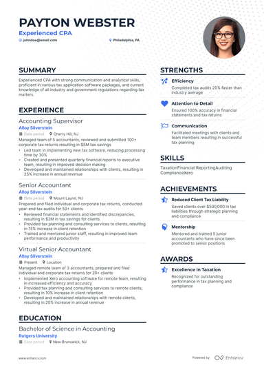 32 Accountant Resume Examples & Guide for 2024