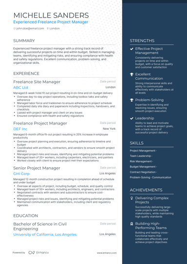 26 Project Manager Resume Examples & Guide for 2024