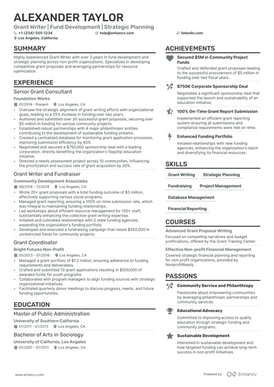 6 Writer Resume Examples & Guide For 2024