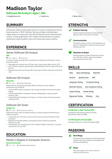 6 Manual Tester Resume Examples & Guide for 2024