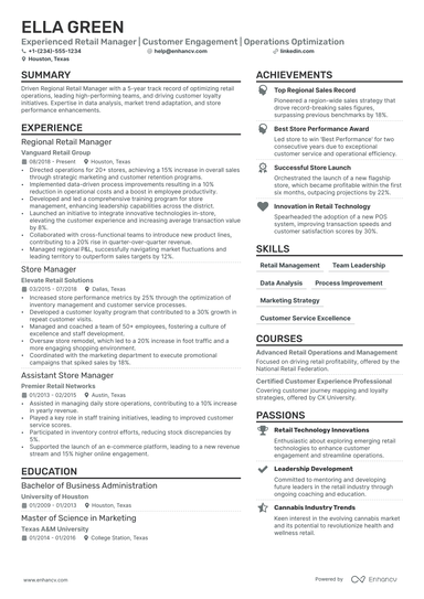 21 Retail Resume Examples & Guide For 2024