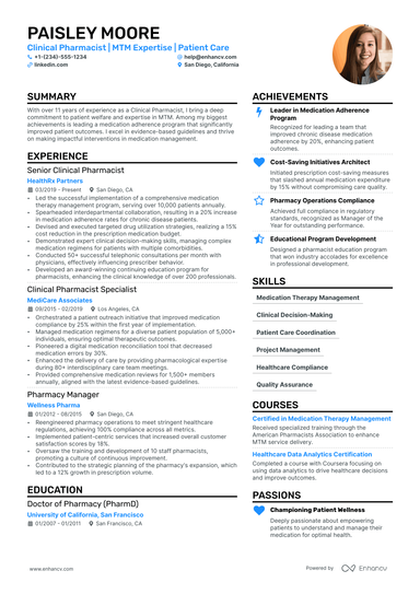 10 Pharmacist Resume Examples & Guide for 2025