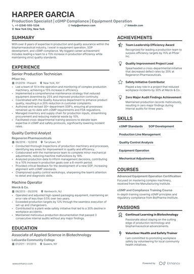 2 Manufacturing Manager Resume Examples & Guide for 2025