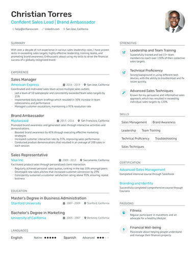 5 Brand Ambassador Resume Examples & Guide for 2024