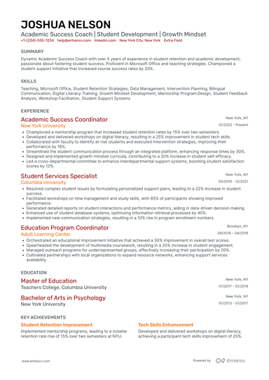 26 Academic Resume Examples, Templates & Guide for 2025