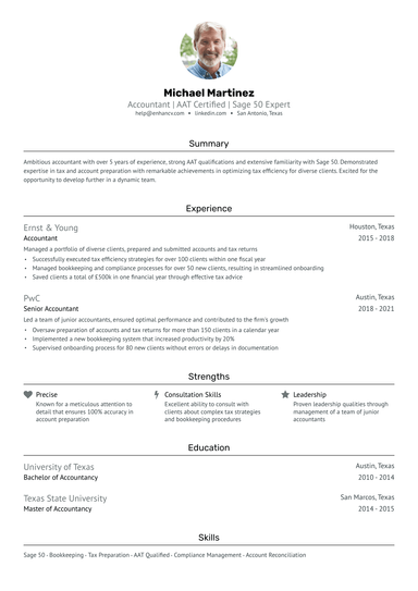 32 Accountant Resume Examples & Guide for 2024