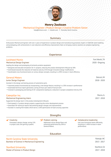 8 Design Engineer Resume Examples & Guide for 2024