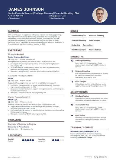 12 Financial Analyst Resume Examples & Guide For 2024