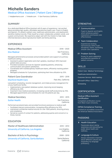 5 Office Assistant Resume Examples & Guide for 2025