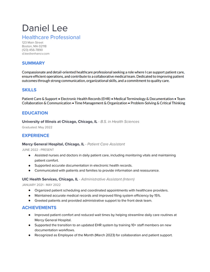 Resume Template