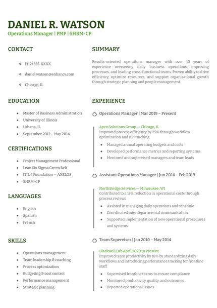 Resume Template