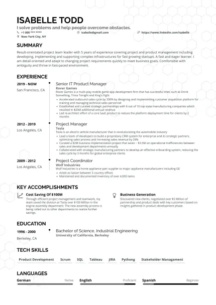 Resume Template