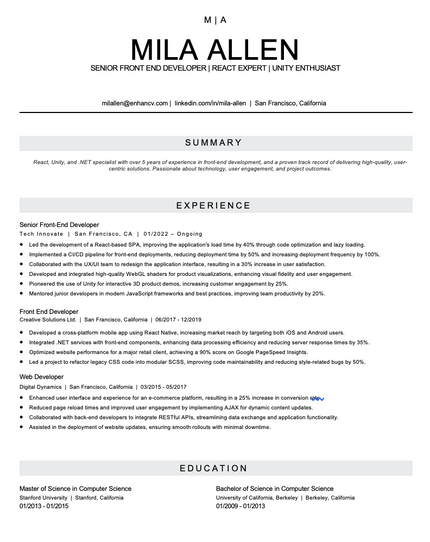 Resume Template
