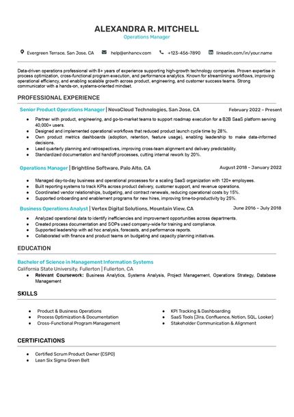 Resume Template