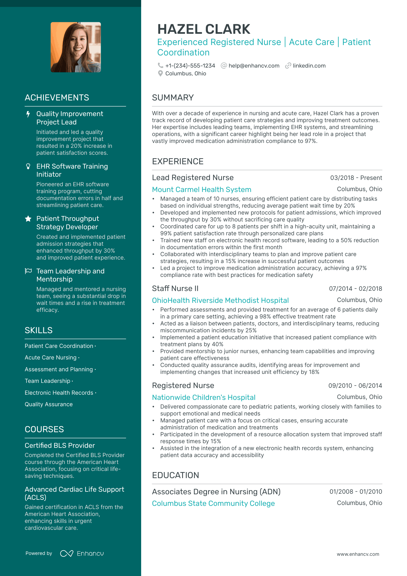 5 Medical Surgical Nurse Resume Examples & Guide For 2024