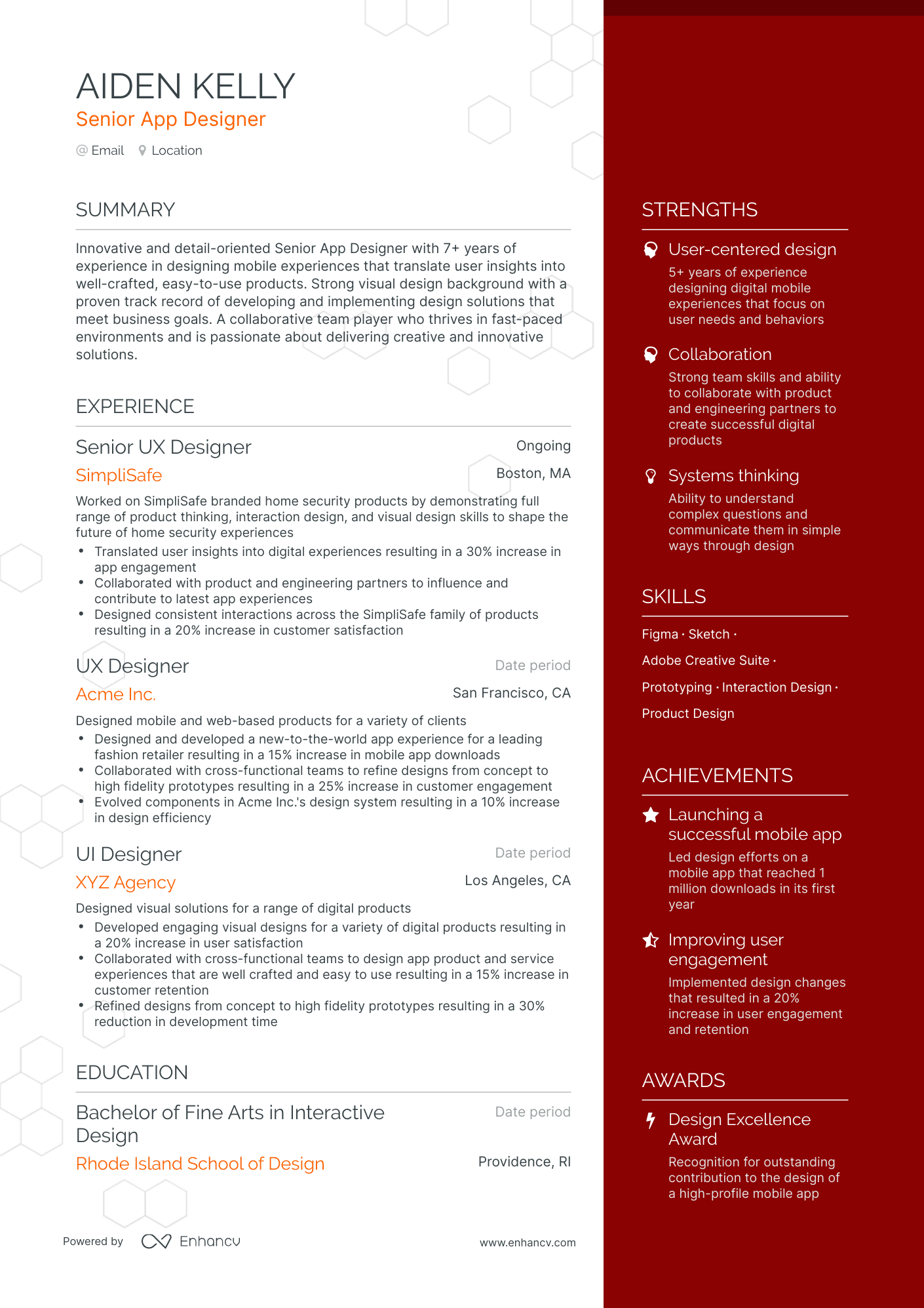 13 Designer Resume Examples & Guide For 2024