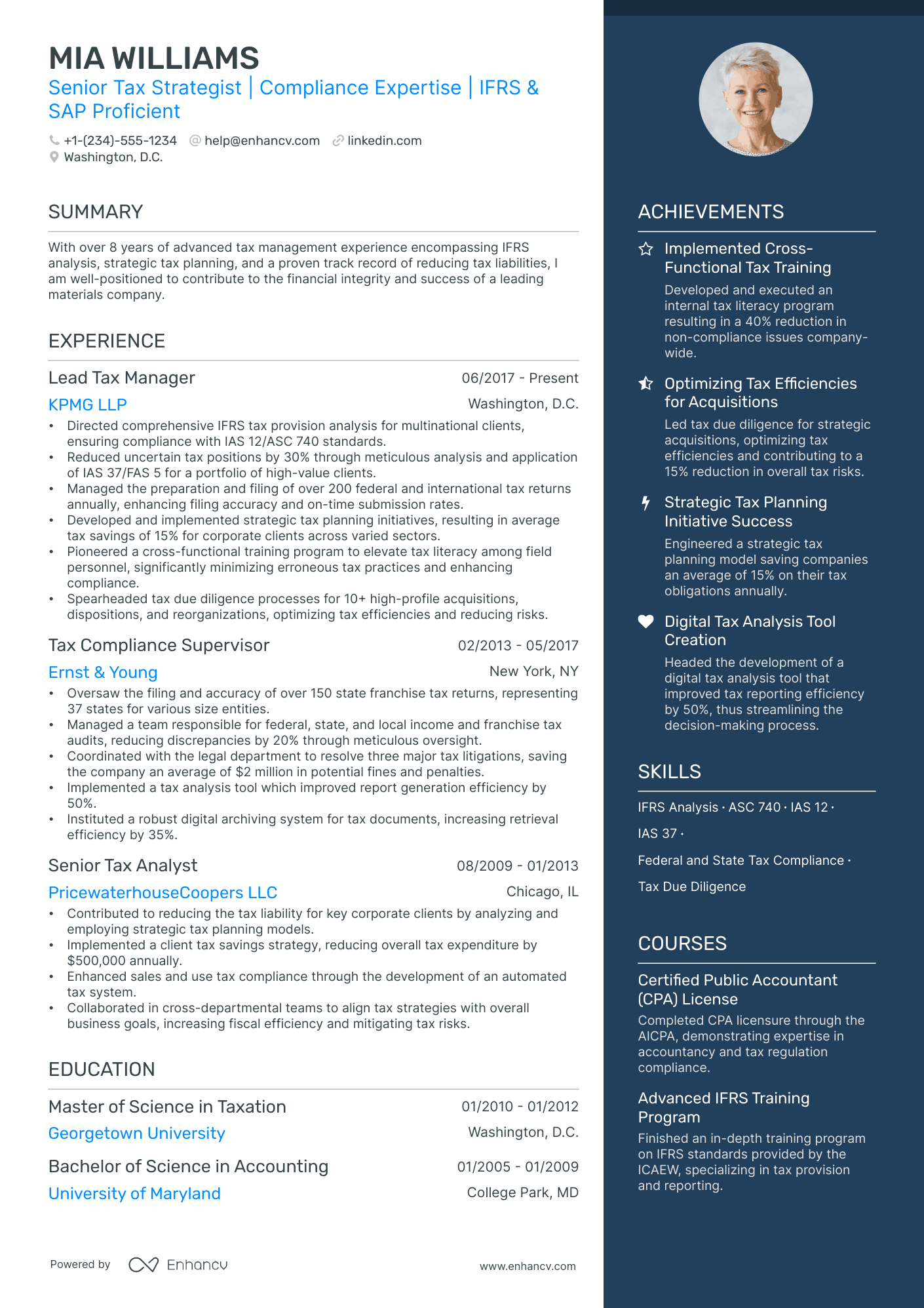 5 Tax Director Resume Examples & Guide for 2024