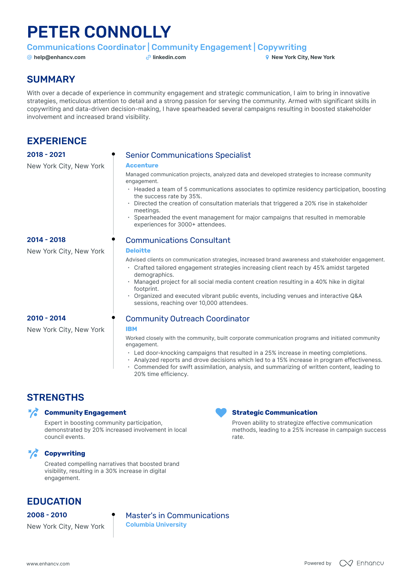 5 Communications Coordinator Resume Examples & Guide for 2024