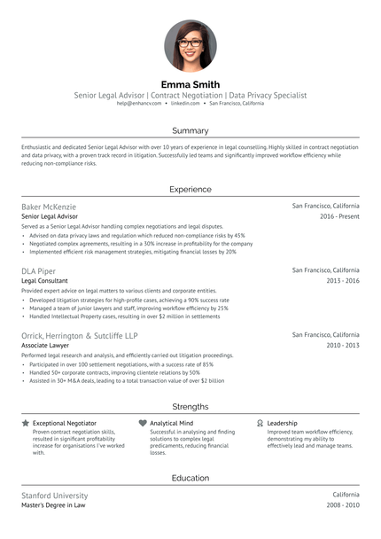 11 Attorney Resume Examples & Guide for 2024