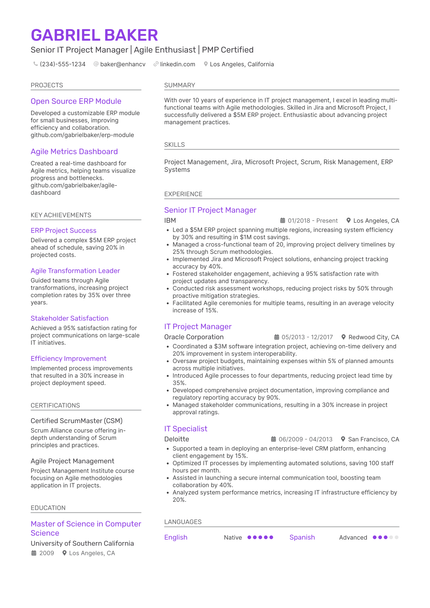 22 IT Resume Examples & Guide for 2026