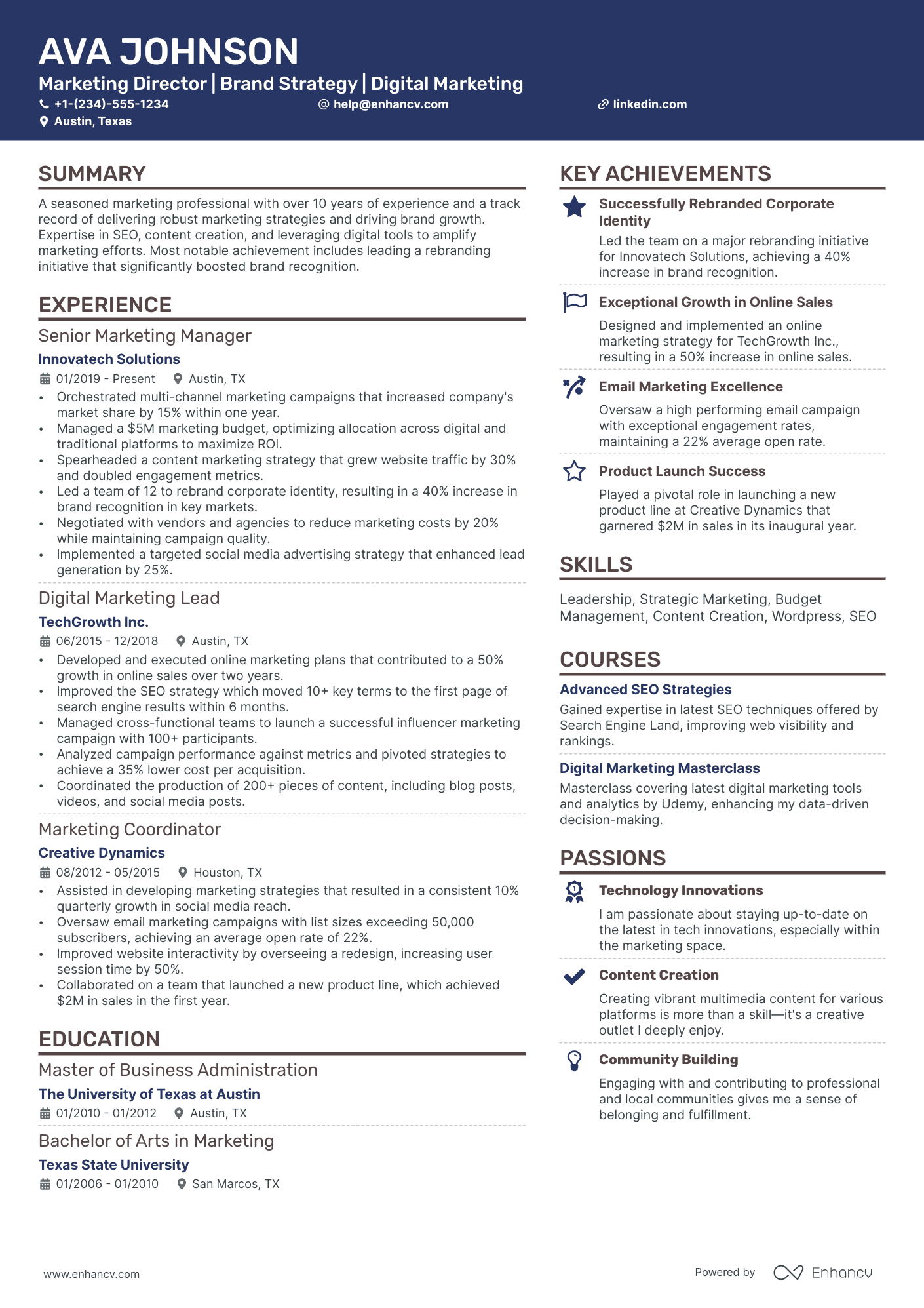 10 Public Relations Director Resume Examples & Guide for 2026