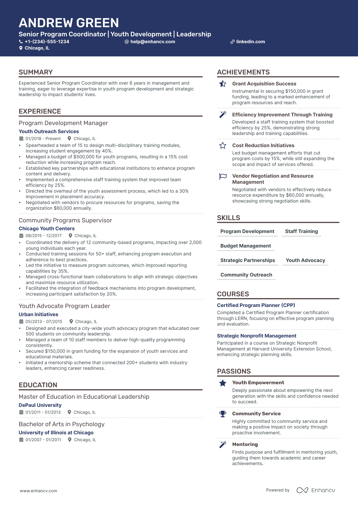 5 Training Manager Resume Examples & Guide for 2024