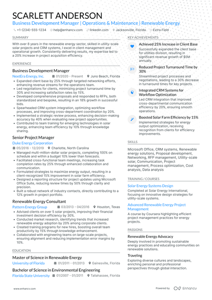 21 Business Development Resume Examples & Guide for 2026