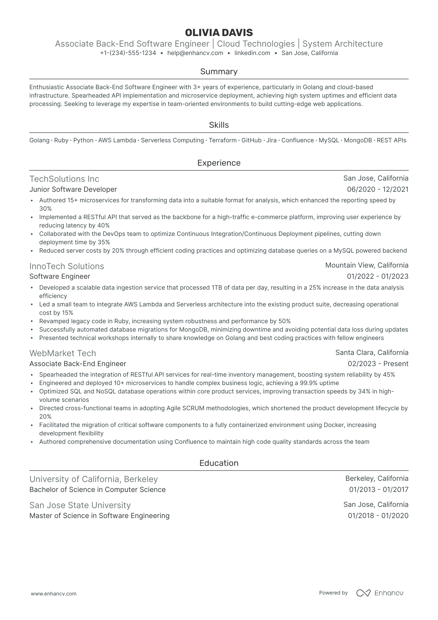 5 Associate Software Engineer Resume Examples & Guide for 2024