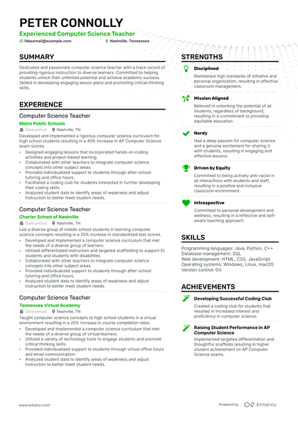 21 Teacher Resume Examples & Guide for 2024 | Resumes for Teaching Jobs