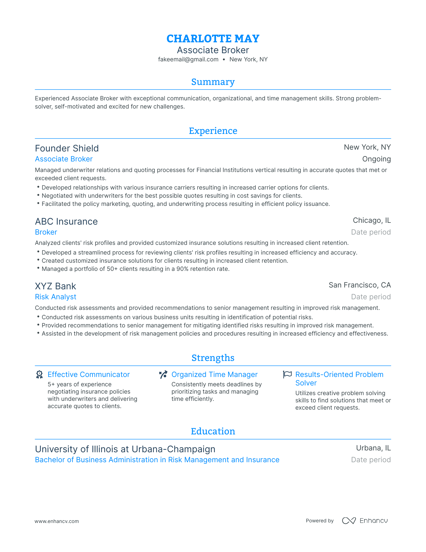 9 Broker Resume Examples & Guide for 2023