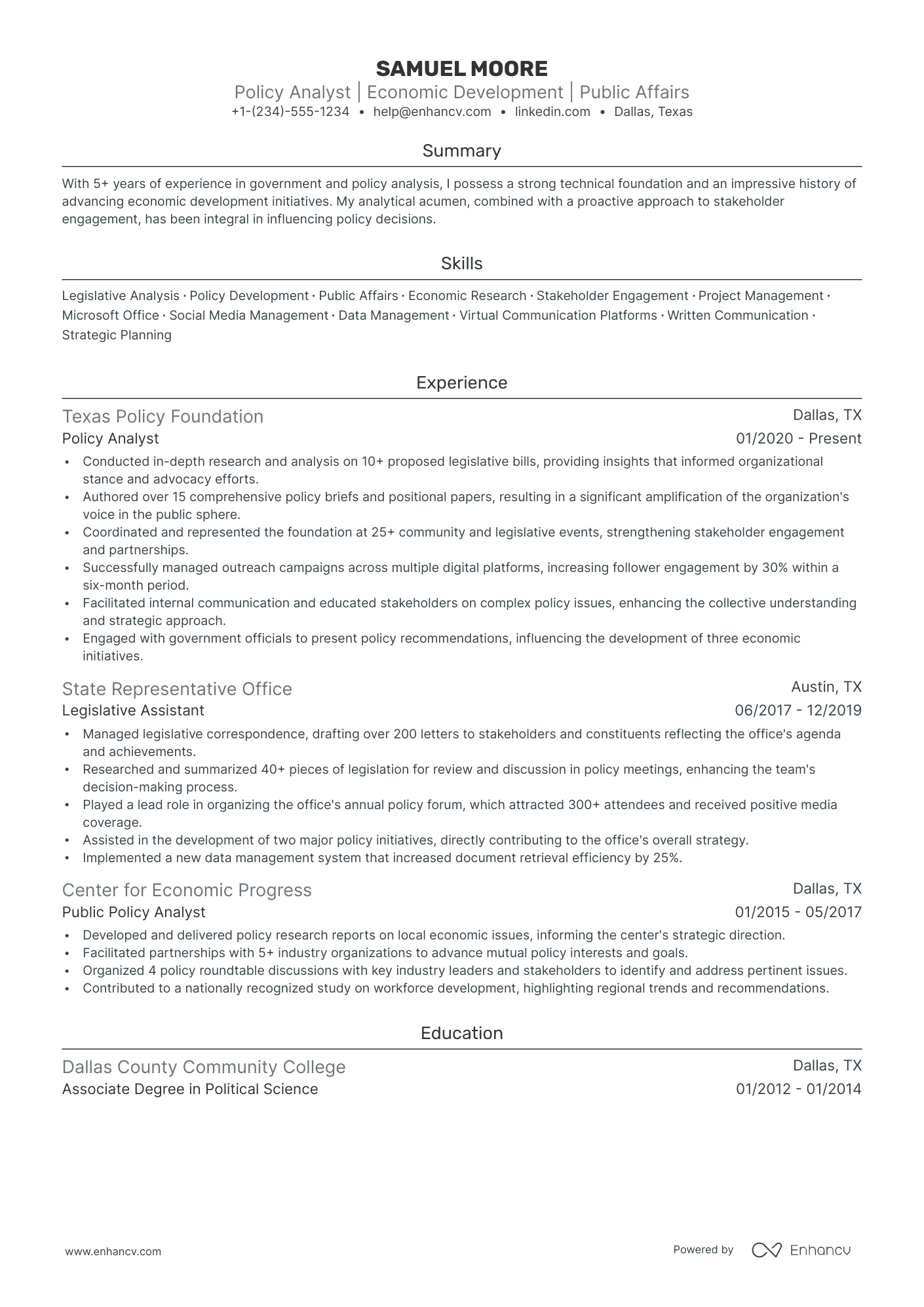 5 Government Resume Examples & Guide for 2024