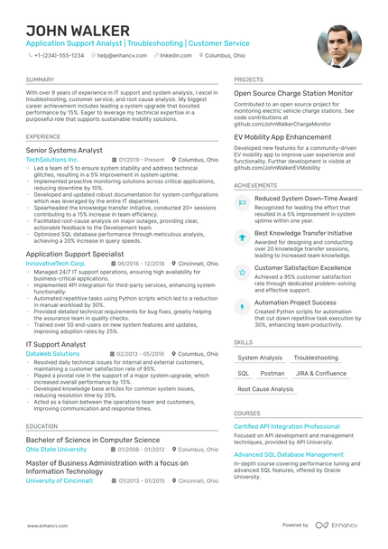 5 Application Support Manager Resume Examples & Guide for 2024