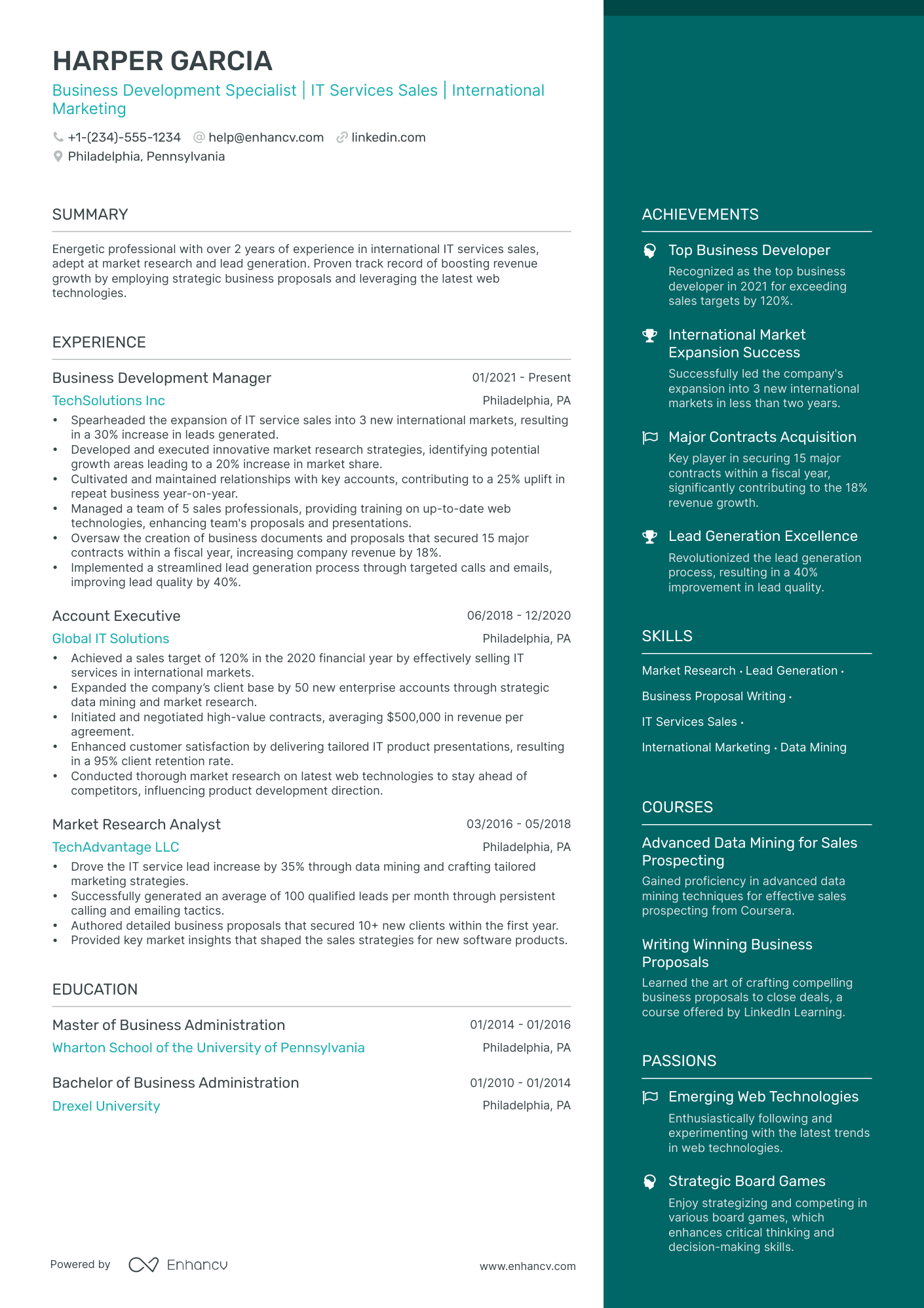 5 Business Development Executive Resume Examples & Guide for 2024