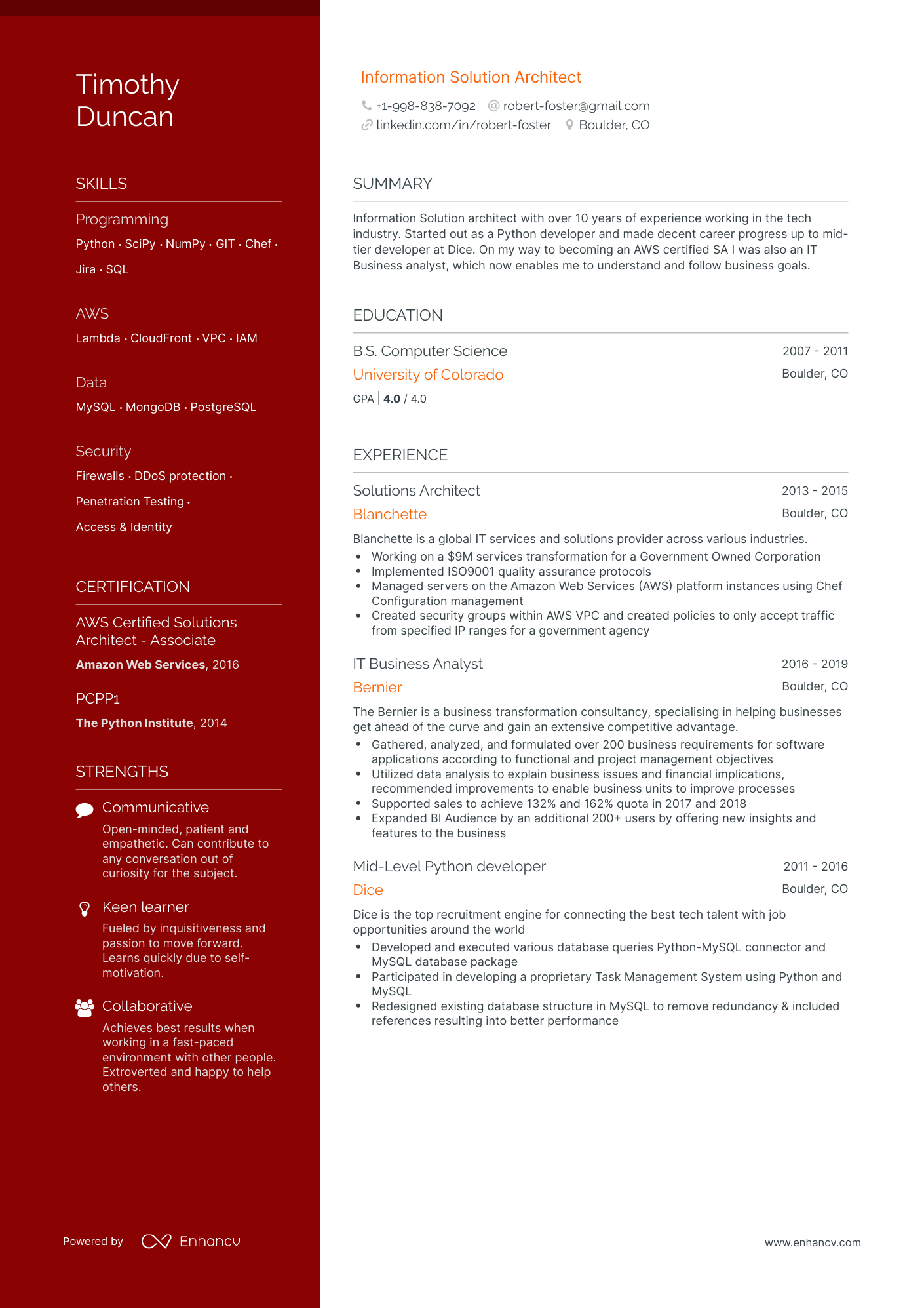 8 Solutions Architect Resume Examples & Guide for 2023