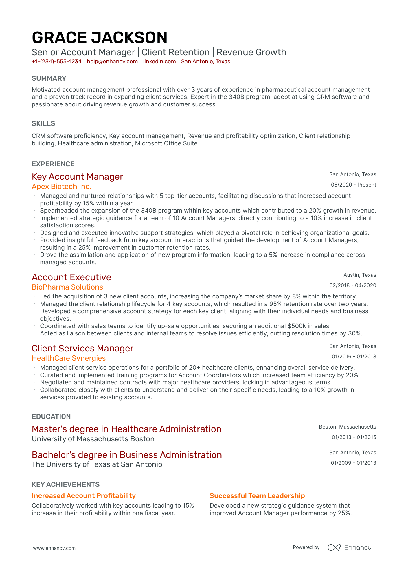 10 Strategic Account Manager Resume Examples & Guide for 2026