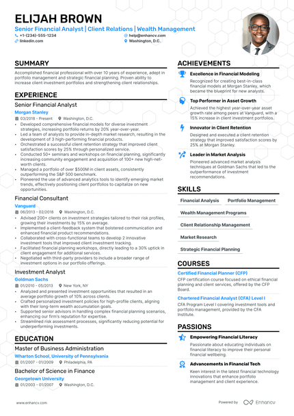 8 Finance Specialist Resume Examples & Guide for 2024