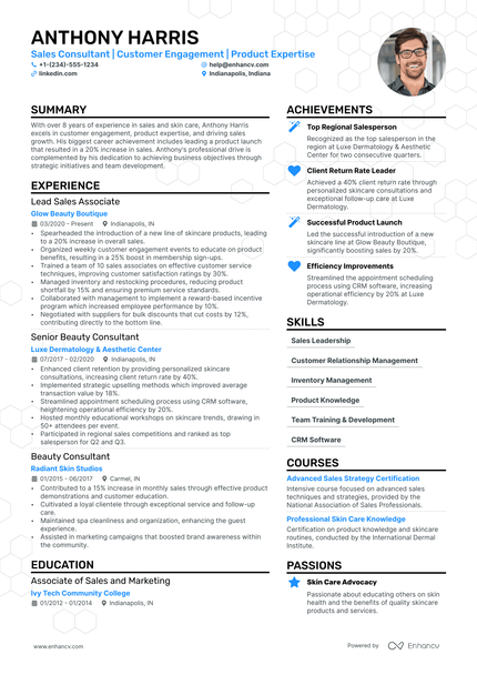 12 Esthetician Resume Examples & Guide for 2024