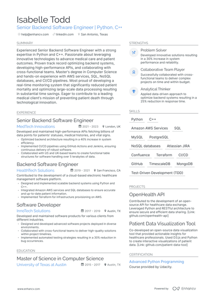 5 Platform Engineer Resume Examples & Guide for 2024