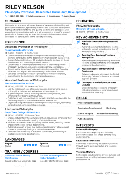 22 Professor Resume Examples That Got Jobs for 2026