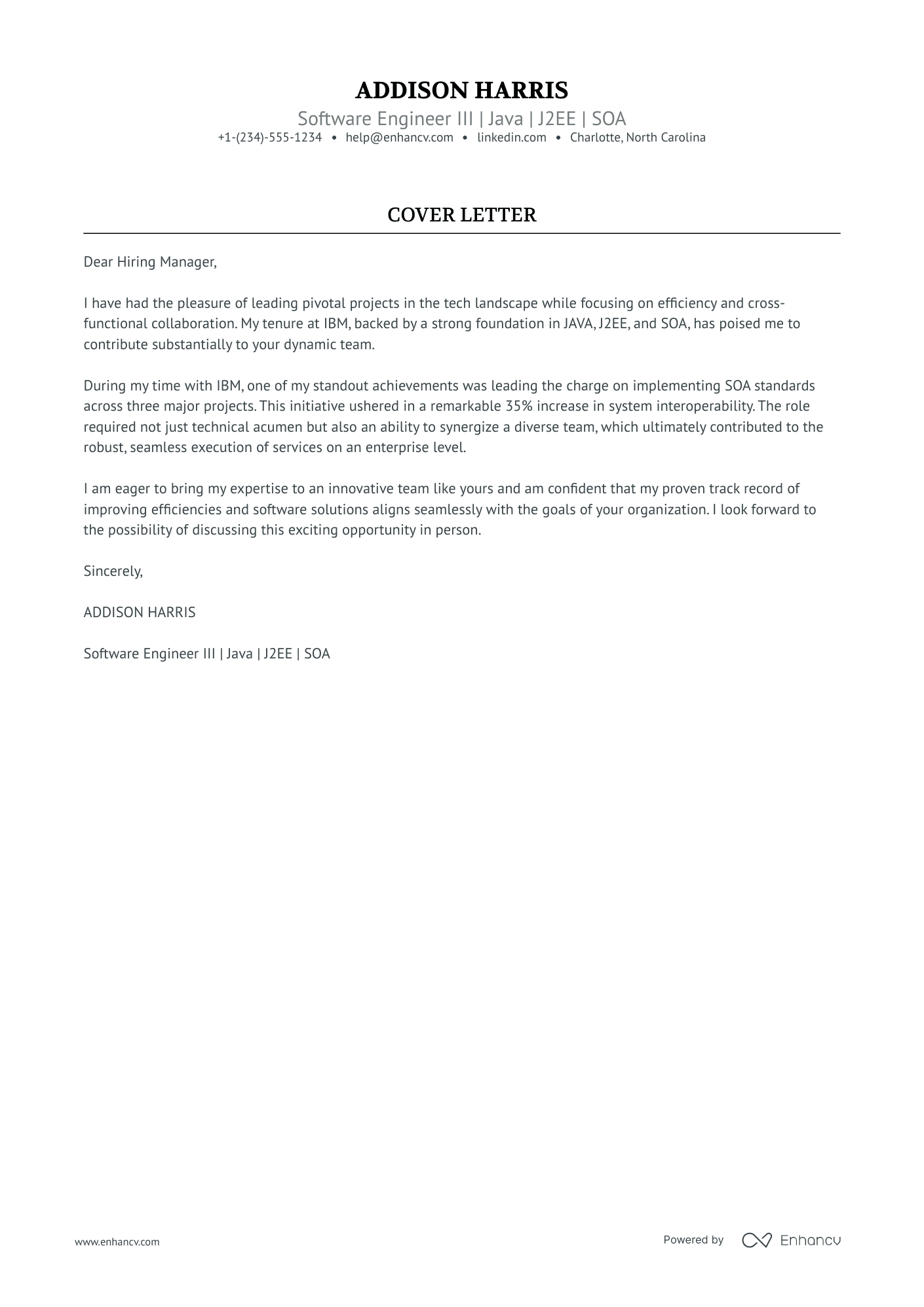 11 Professional SQL Developer Cover Letter Examples and Template for ...