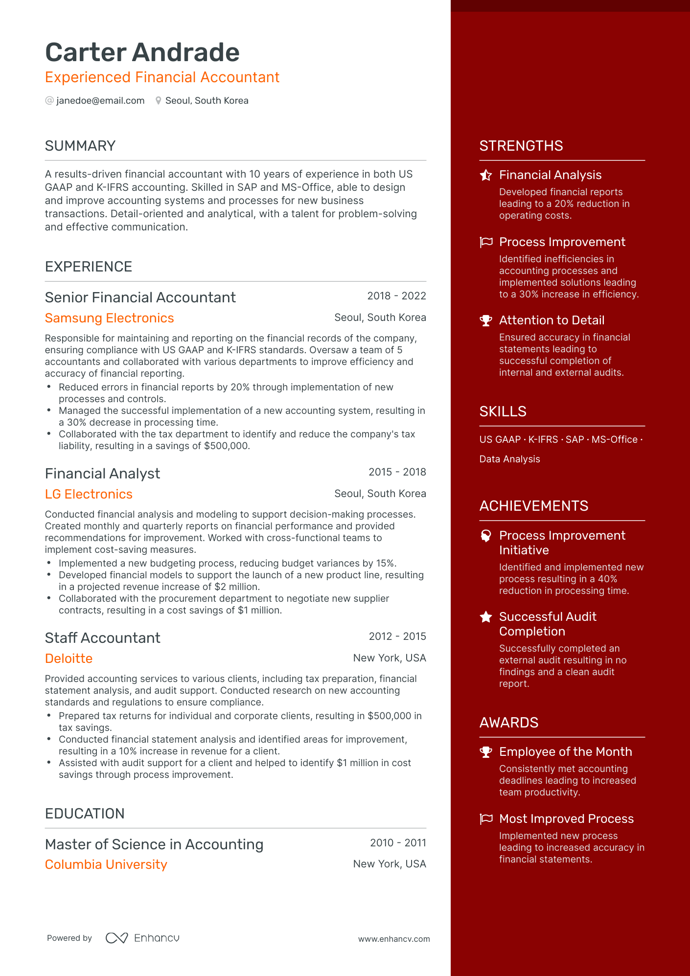 32 Accountant Resume Examples & Guide for 2024