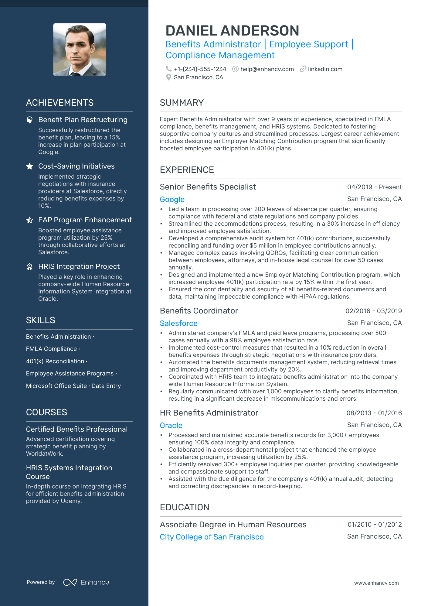 5 Benefits Analyst Resume Examples & Guide for 2024