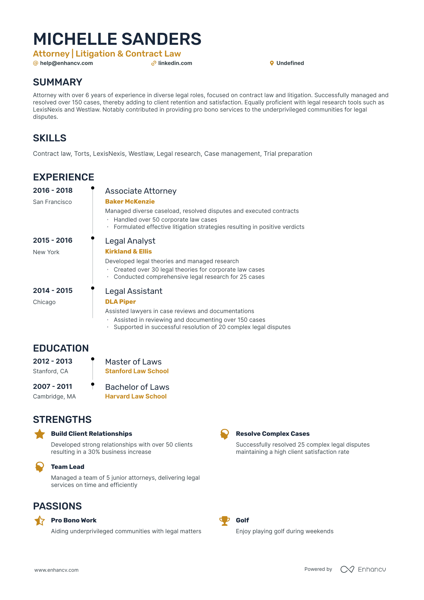 10 Entry-Level Attorney Resume Examples & Guide for 2026